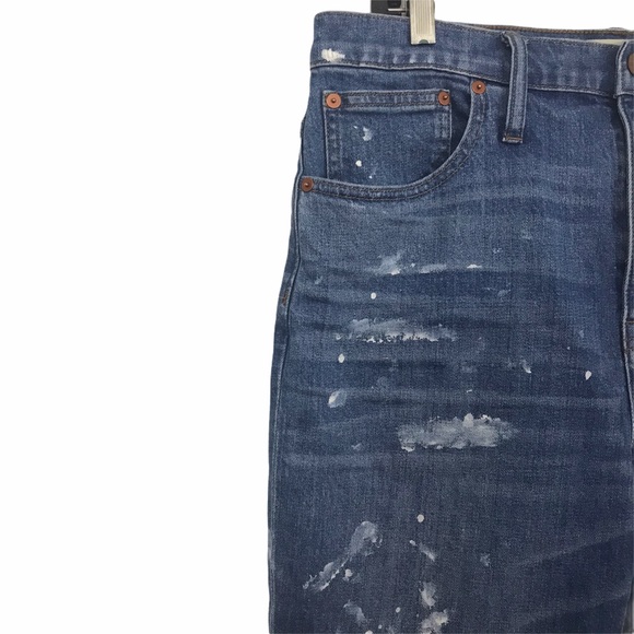 Madewell High Rise Slim Boyjean Painter's Style - Picture 3 of 12